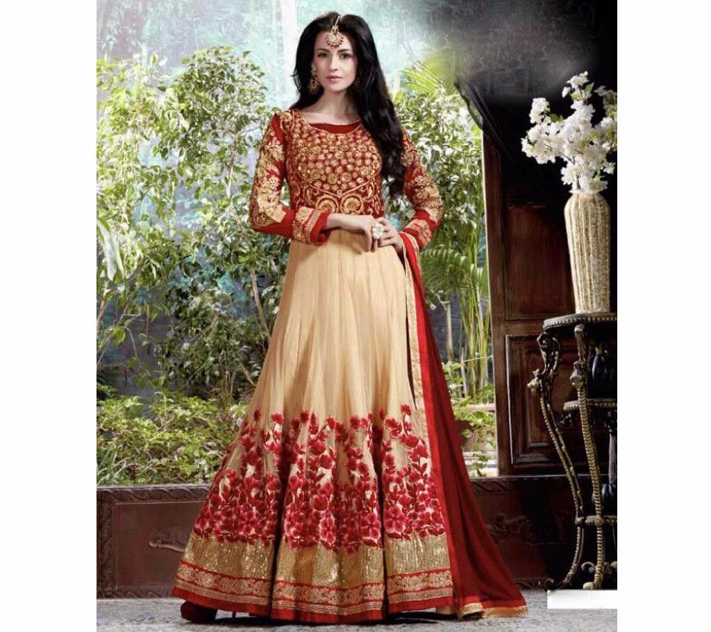 Semi-Stitch Embroidery Georgette Party Suit (Copy)