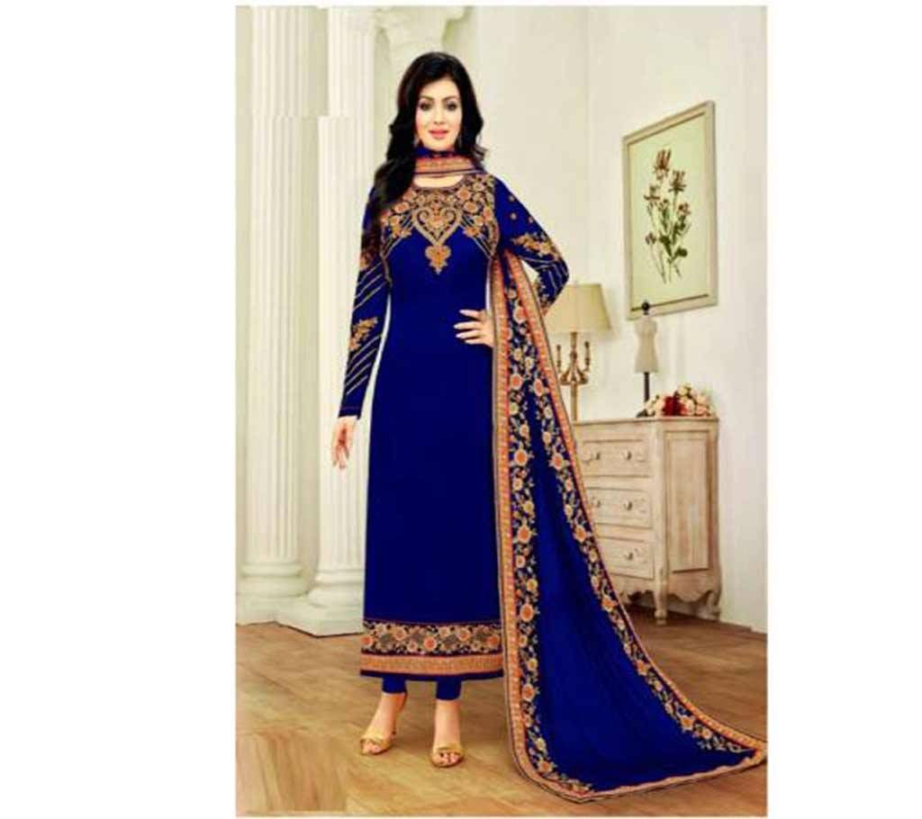 Georgette Embroidery Three Piece