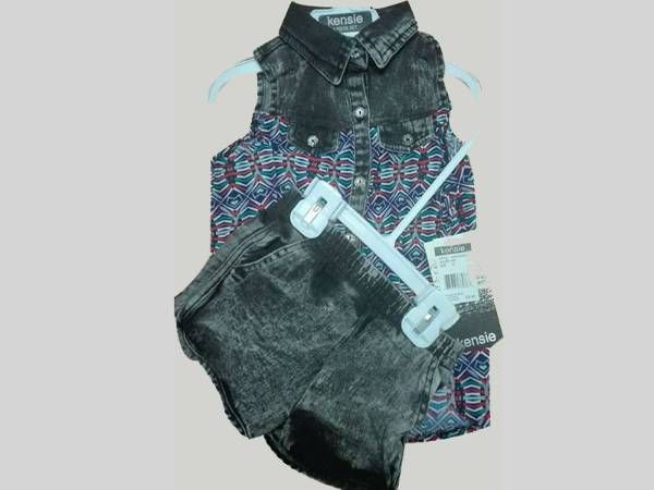 girls top bottom set