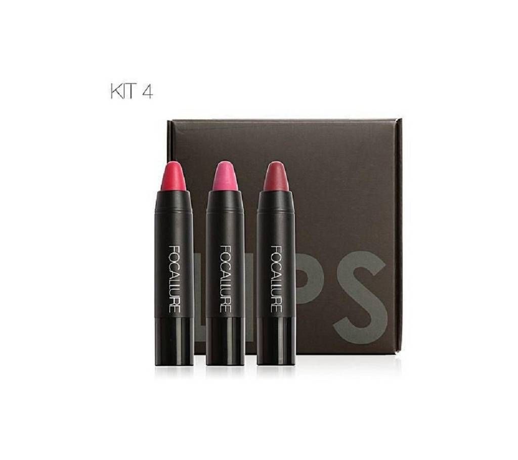 FOCALLURE Lips Crayon Kit-4 