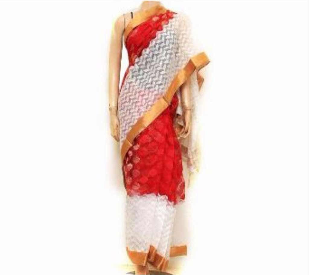 Bashaki Mixed Cotton Sharee