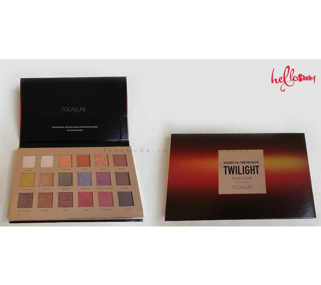 Focallure 18 shades Full Function eye shadow pallet Twilight China