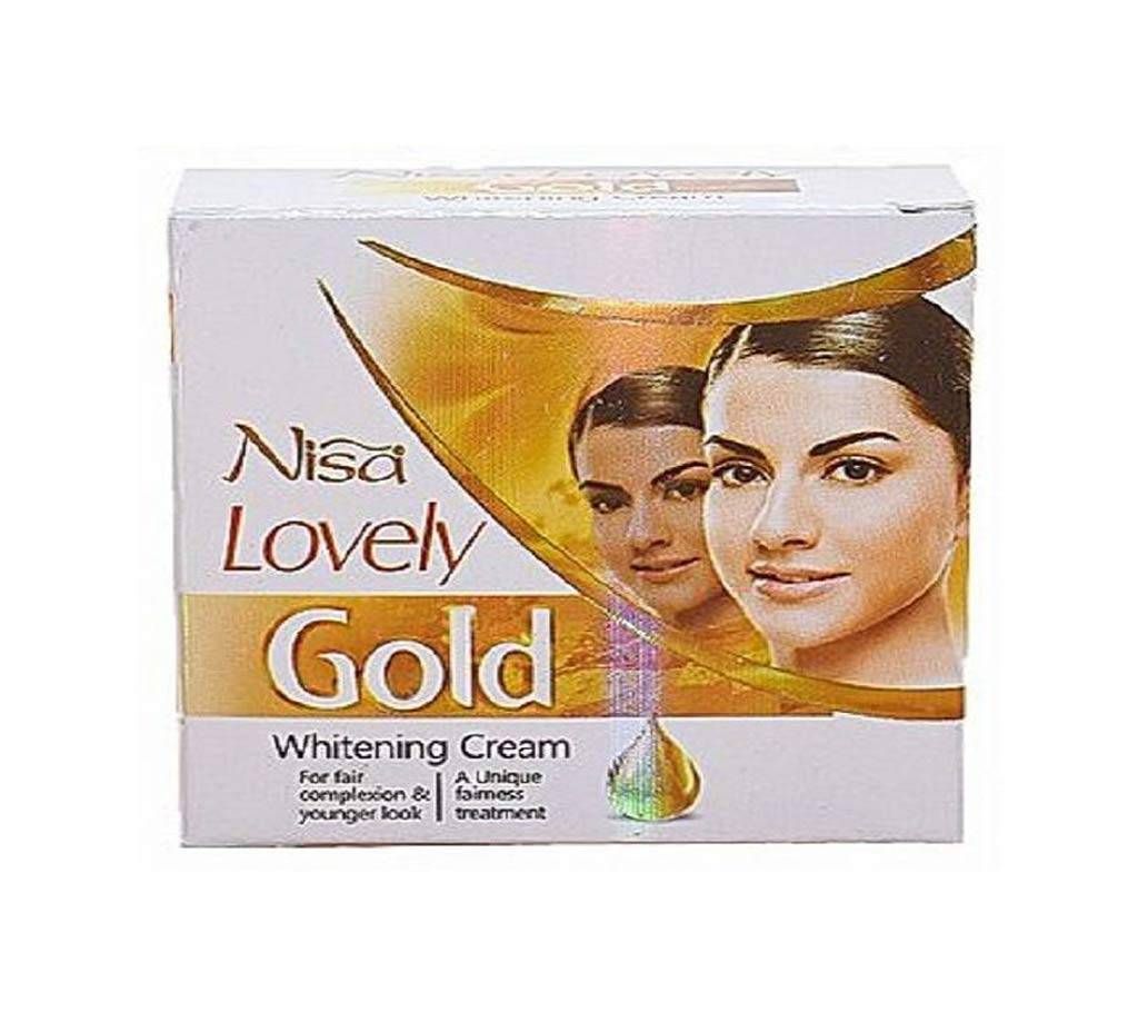 Nisa Lovely Gold Whitening Cream 30ml - Pakistan 
