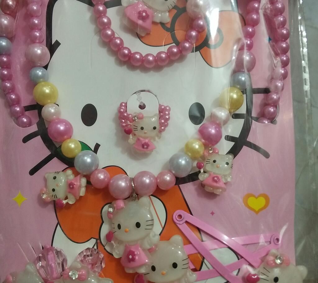 hello kitty jewellery set for kids 7 pcs