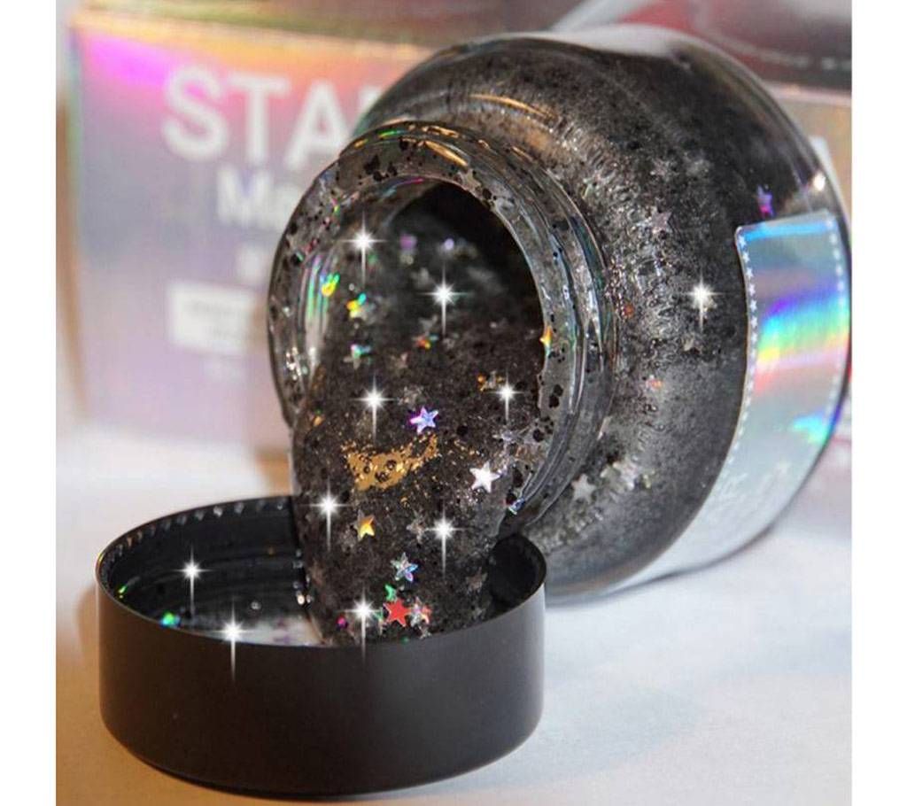 STAR MASK Glitter Gold Peel off Black Face