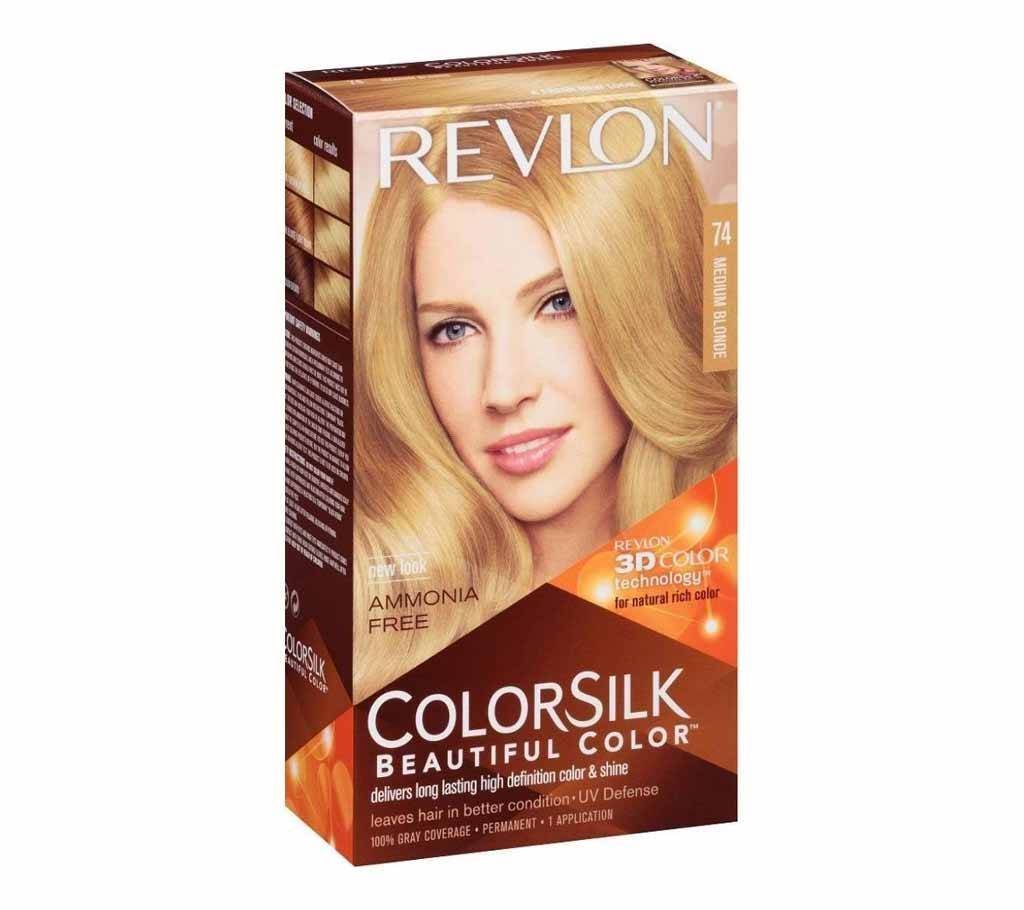 Revlon ColorSilk Beautiful Color 74 Natural Blonde 4.3OZ USA