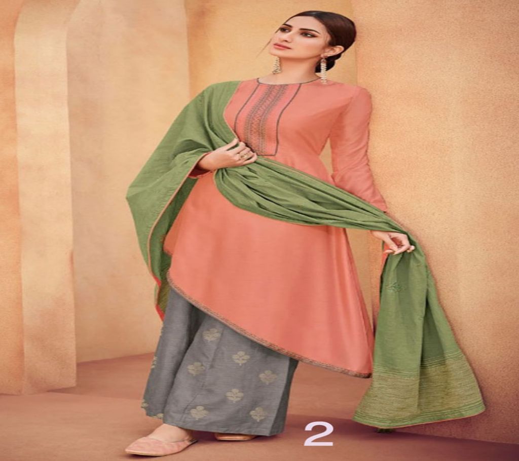 Varsah Rangrez Unstitched Cotton Three Piece (Copy)