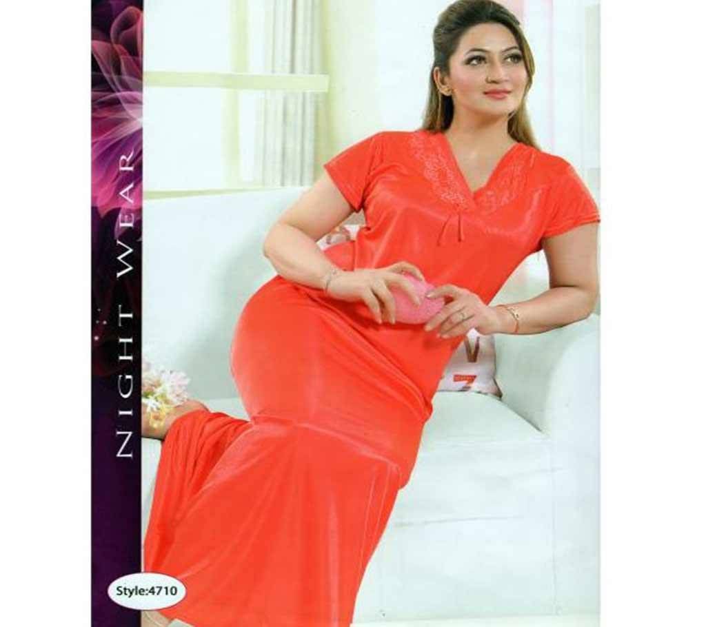Fashionable One Part Night Dress-4710