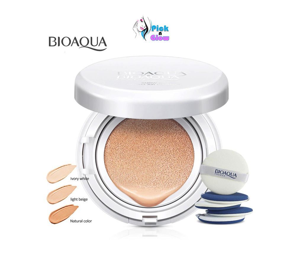 BIOAQUA Good Cover Blemish Hydrating Korean Air Cushion BB CC Cream Whitening Makeup Product