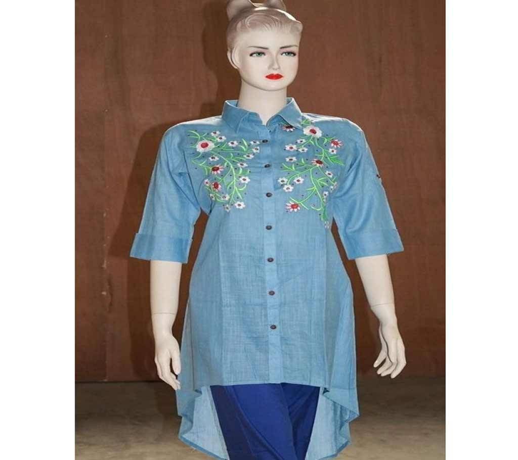 Embroidery Printed Modern Kurtis For Women