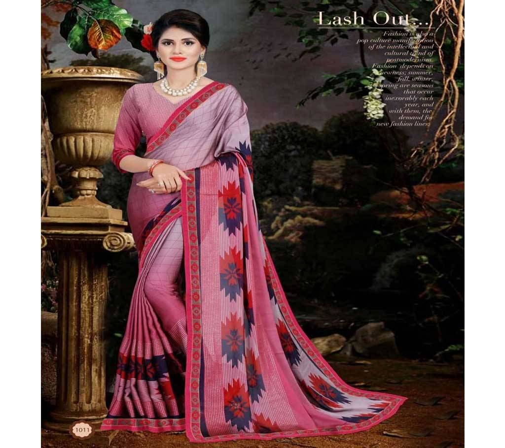 Soft Georgette Saree Peach (Copy) 