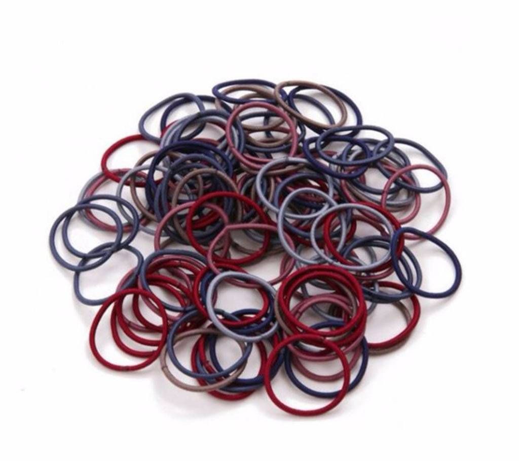 25Pcs/Lot Candy Colors Nylon  3cm Rubber Elastic Hair Bands