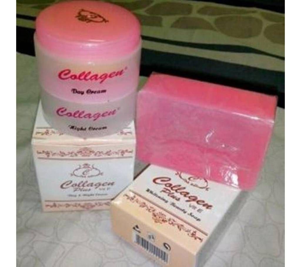 Collagen Day & Night Cream + Soap For Ladies