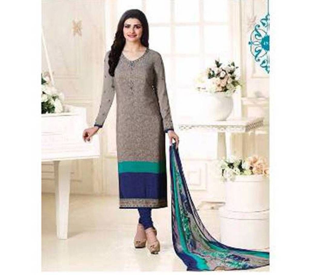 Unstitched Mixed Cotton Three-pcs (Copy)