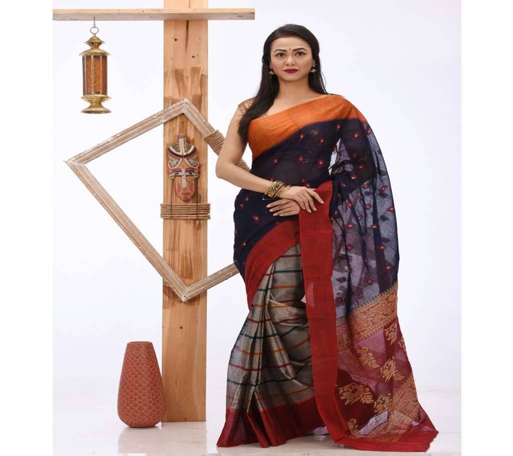 gas cotton sharee with pendant 
