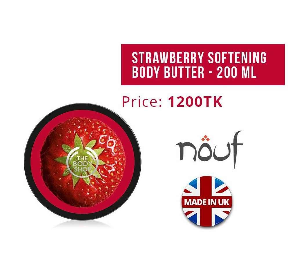 The Body Shop Strawberry Softening Body Butter - 200ml UK 