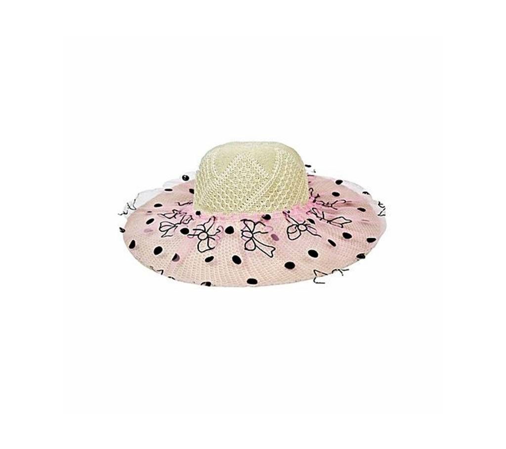 Multi color Mixed Fabric Hat for Ladies