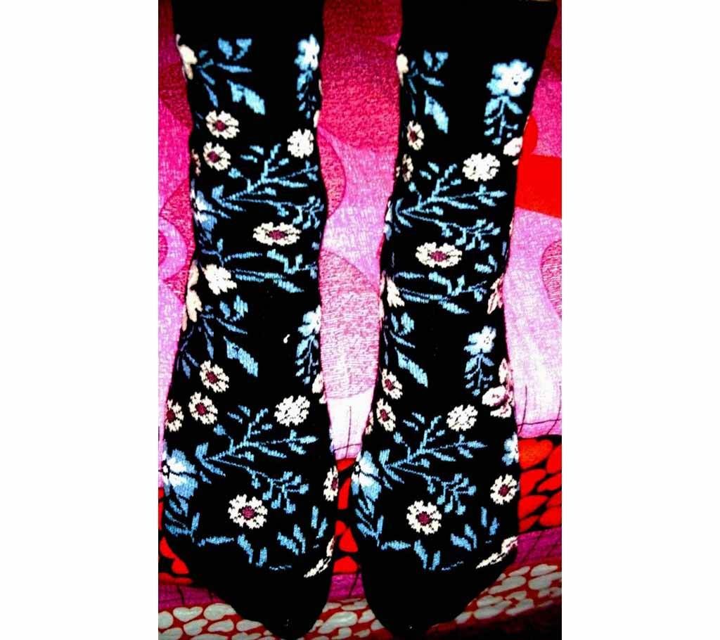 Floral socks
