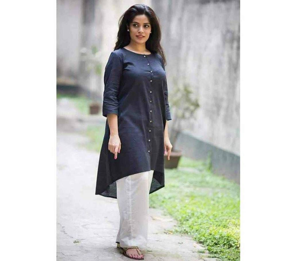 Ladies Stiched Kurti-Buttersilk