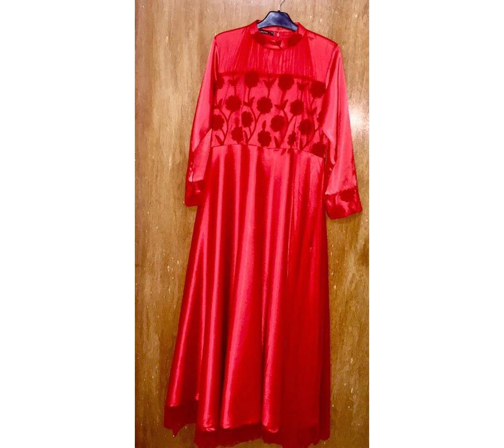Ladies ready-made maroon kurti