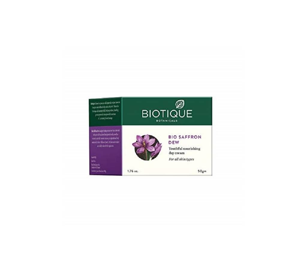 Bio Saffron Dew Youthful Nourishing Day Cream 50gm - India 