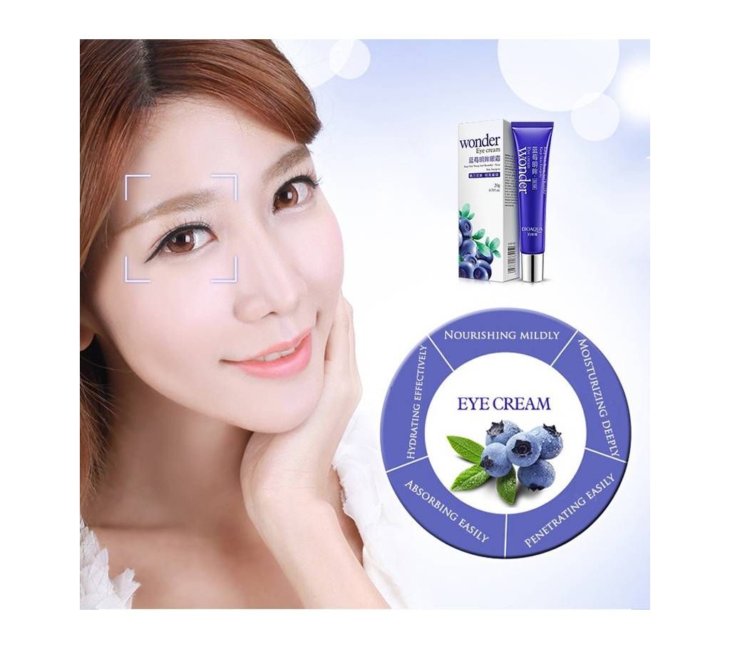  BIOAQUA Wonder Nature Blueberry Lighting Eyes Gel Anti Wrinkle Eye Cream 20 gm China