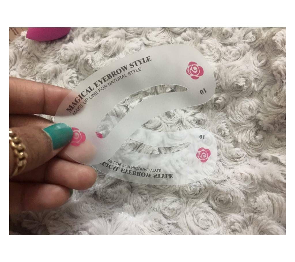 5 pcs of Eyebrow Stencils --