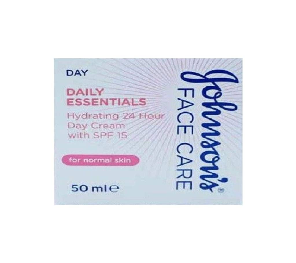 Johnson's Face Care 24 Hour Day Cream With Spf15 50ml France