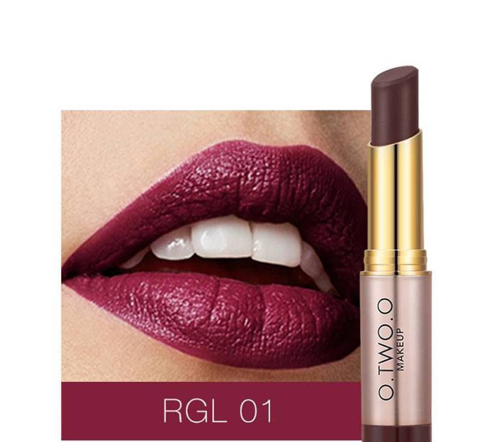 O.TWO.O Matte Lipstick Shade#1 - China