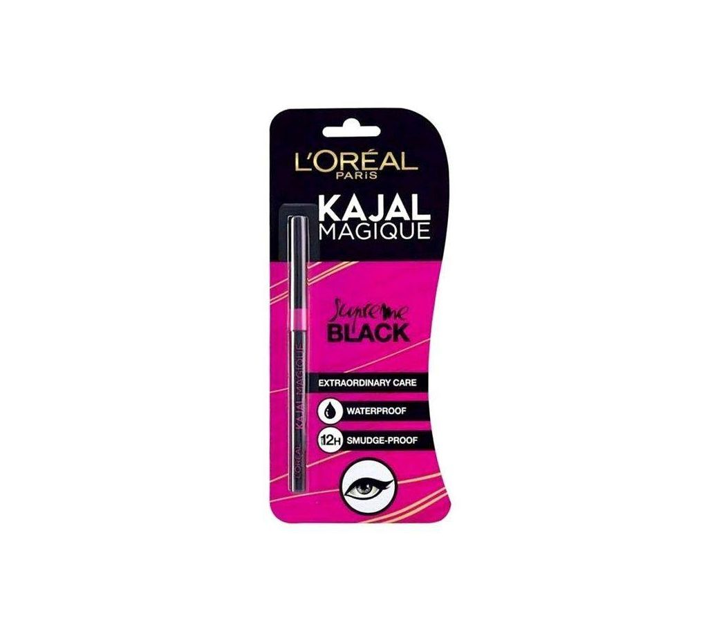 Paris Kajal Magique Review Swatches - Black