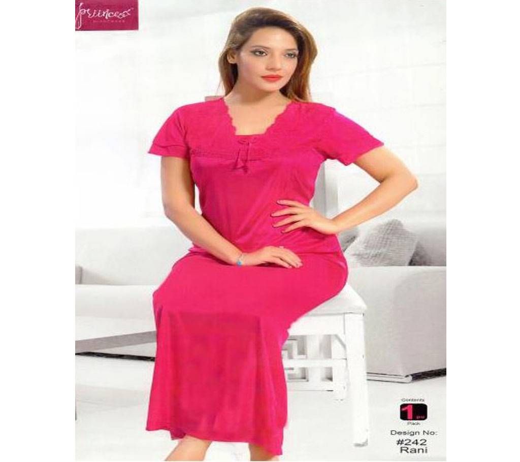 Stylish One Part Nighty-242 Rani