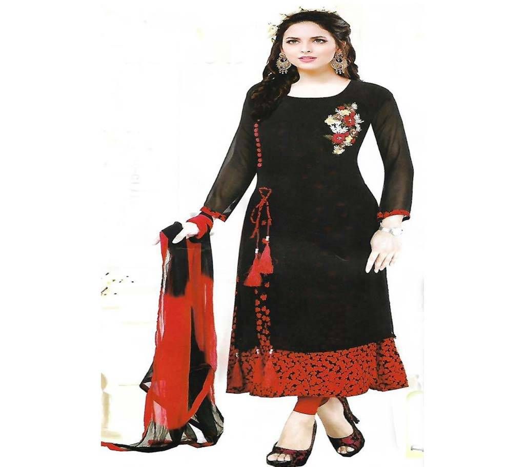 Embroidery Full Gorgette Unstitched Shalwar Kameez