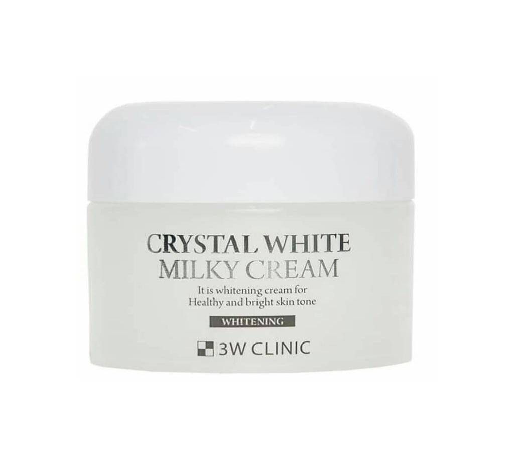 3W Clinic Crystal  White Milky Cream 50g - Korea