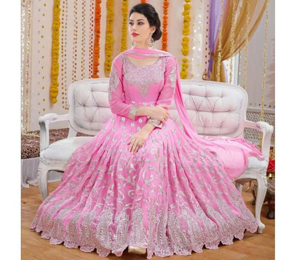 esigner Fancy Embroidered Georgette Long Anarkali