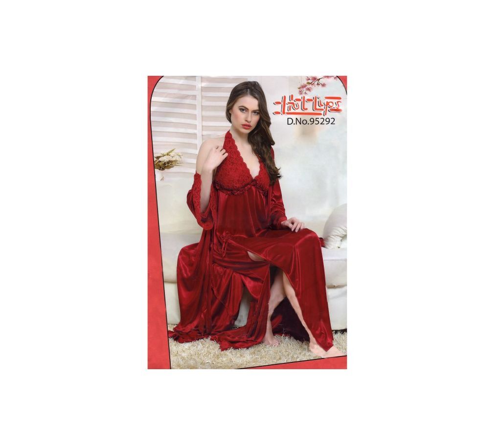 Two Part Nighty-95292 Maroon