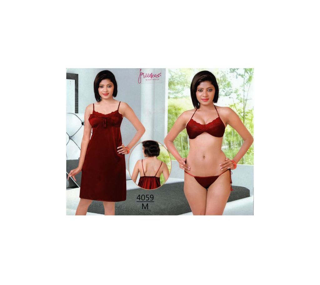 Fashionable Hot Night Dress-4059 M