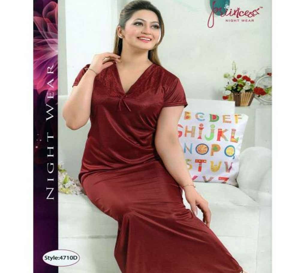 Fashionable One Part Night Dress-4710 D