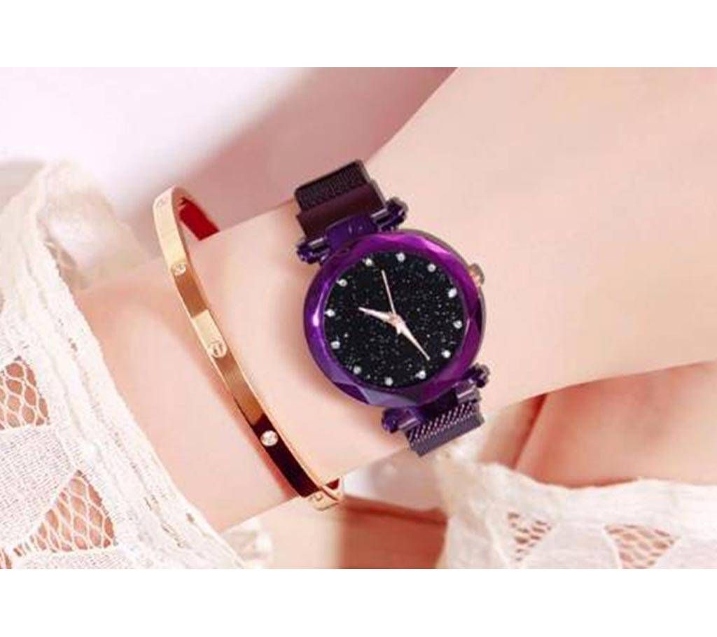 Luxury Magnetic Starry Sky Women Watches
