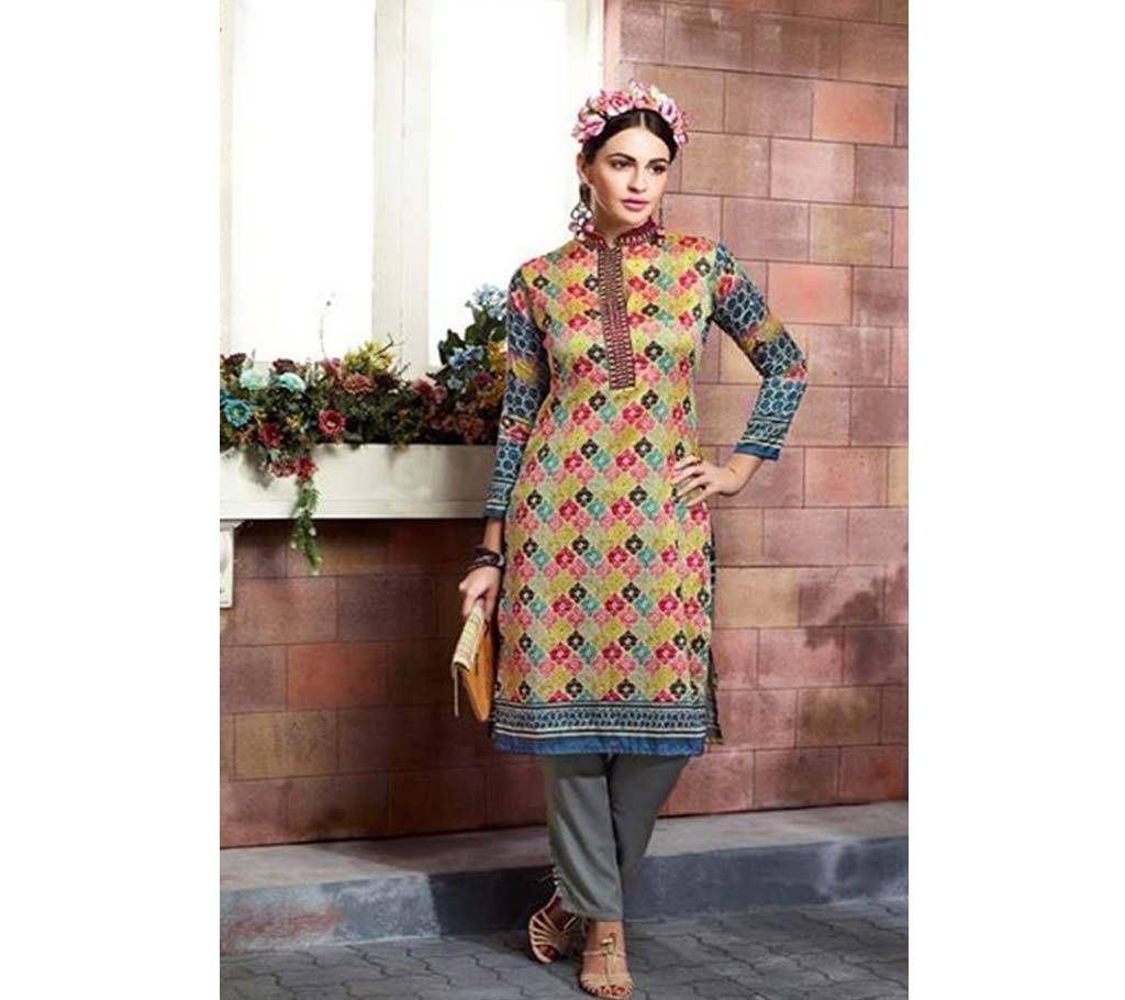   Indian Embroidery Cotton Kurti 