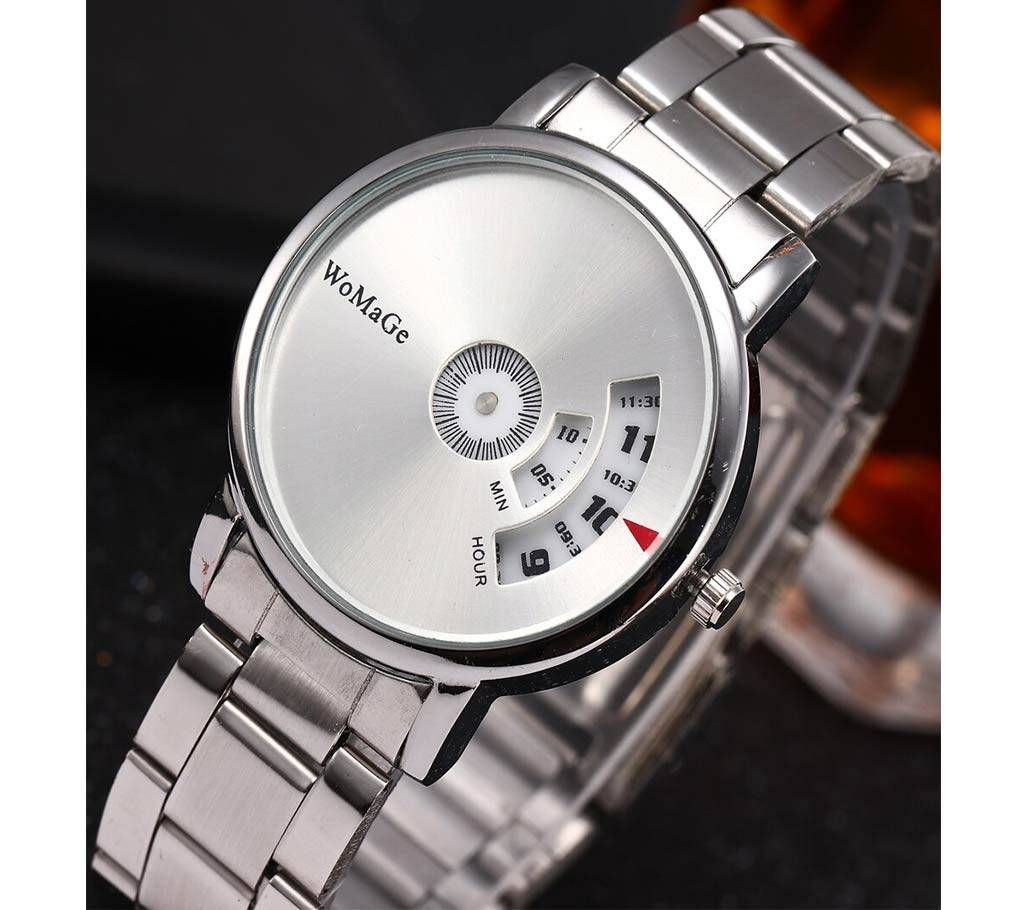 Luxury Stainless Steel Quartz Wrist Watch