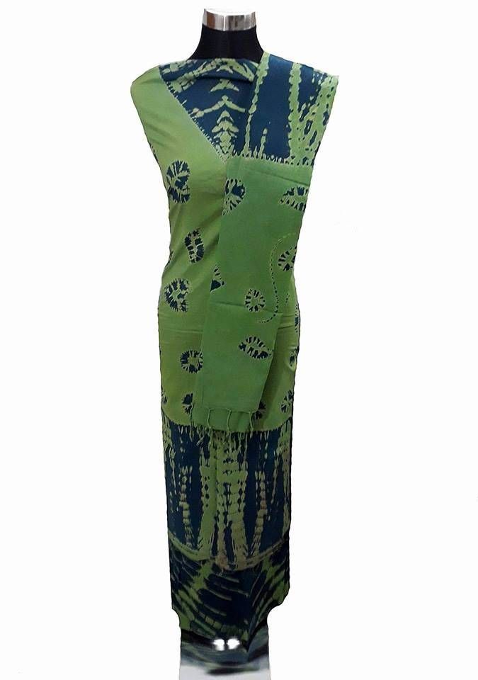Unstitched Batik Printed Cotton 3 Piece