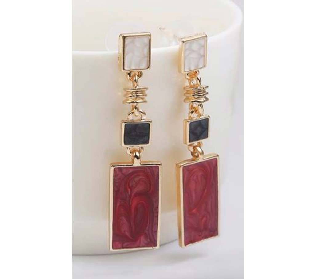 Geometric Squre Drop Earrings For Women