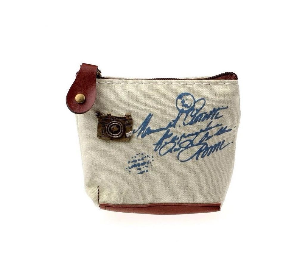 Ladies Mini Canvas material headphone bag