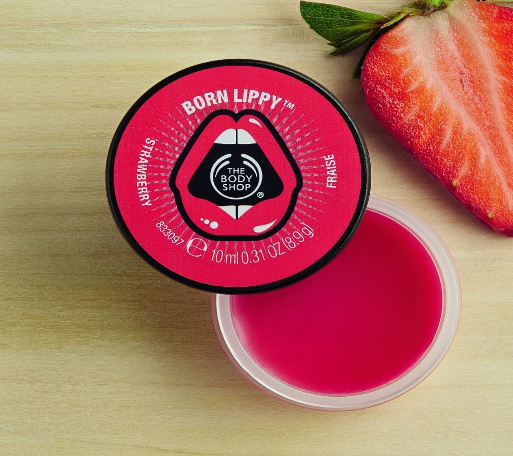 The Body Shop Born Lippy Pot Lip Balm  Raspberry (10ml)