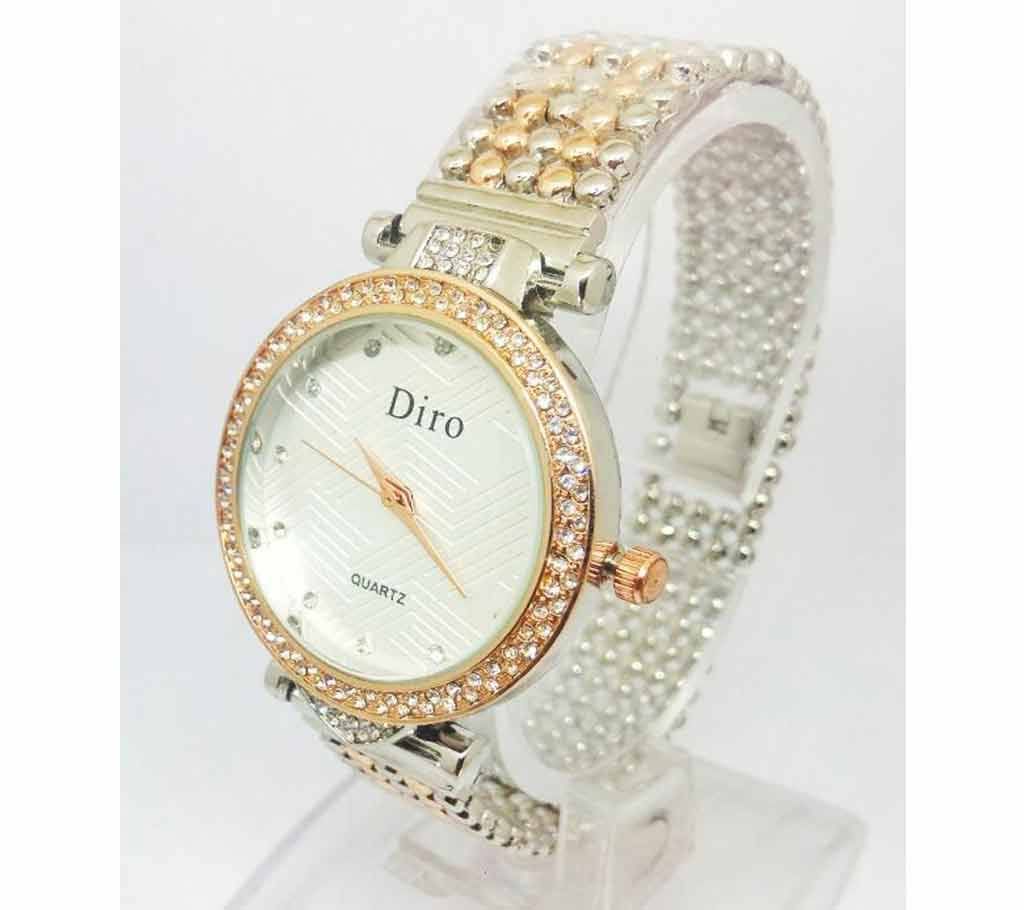 Diro Diamond Cut Setting Regular Watch For Women