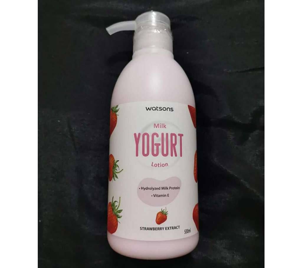 Watsons Milk Yogurt Strawberry Lotion-530ml-Thailand