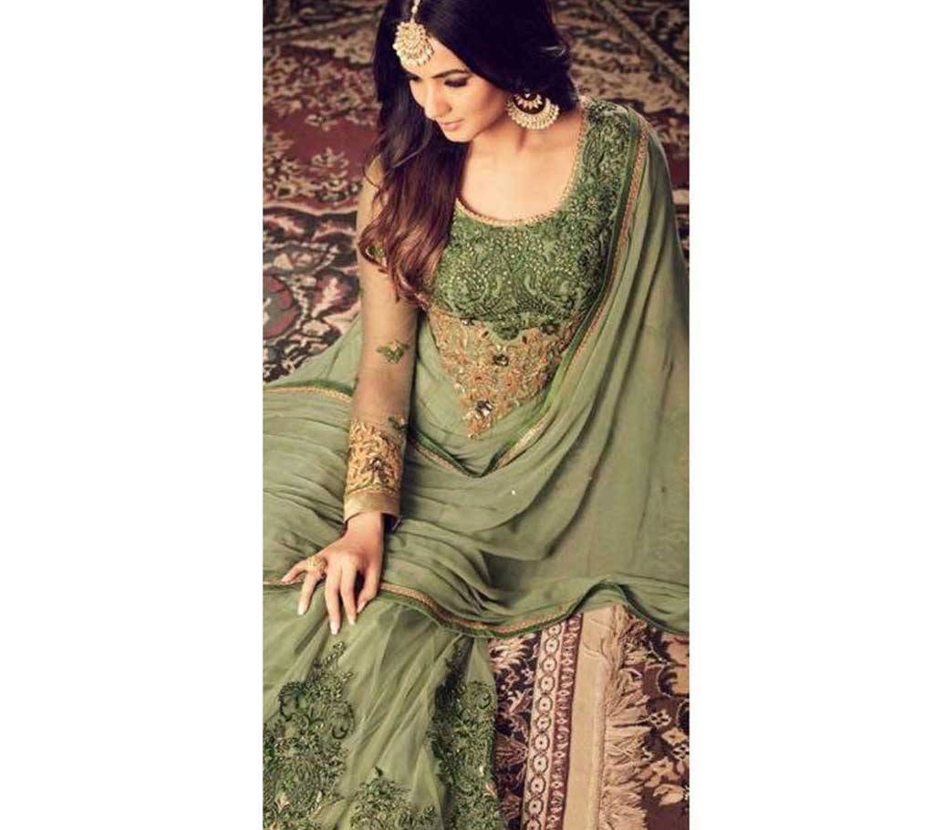 Semi-stitched 3 Pcs