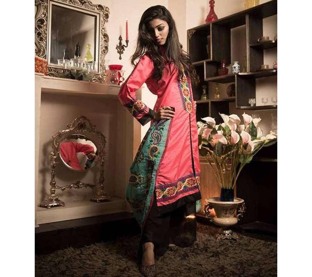 Unstitched Linen Kameez 