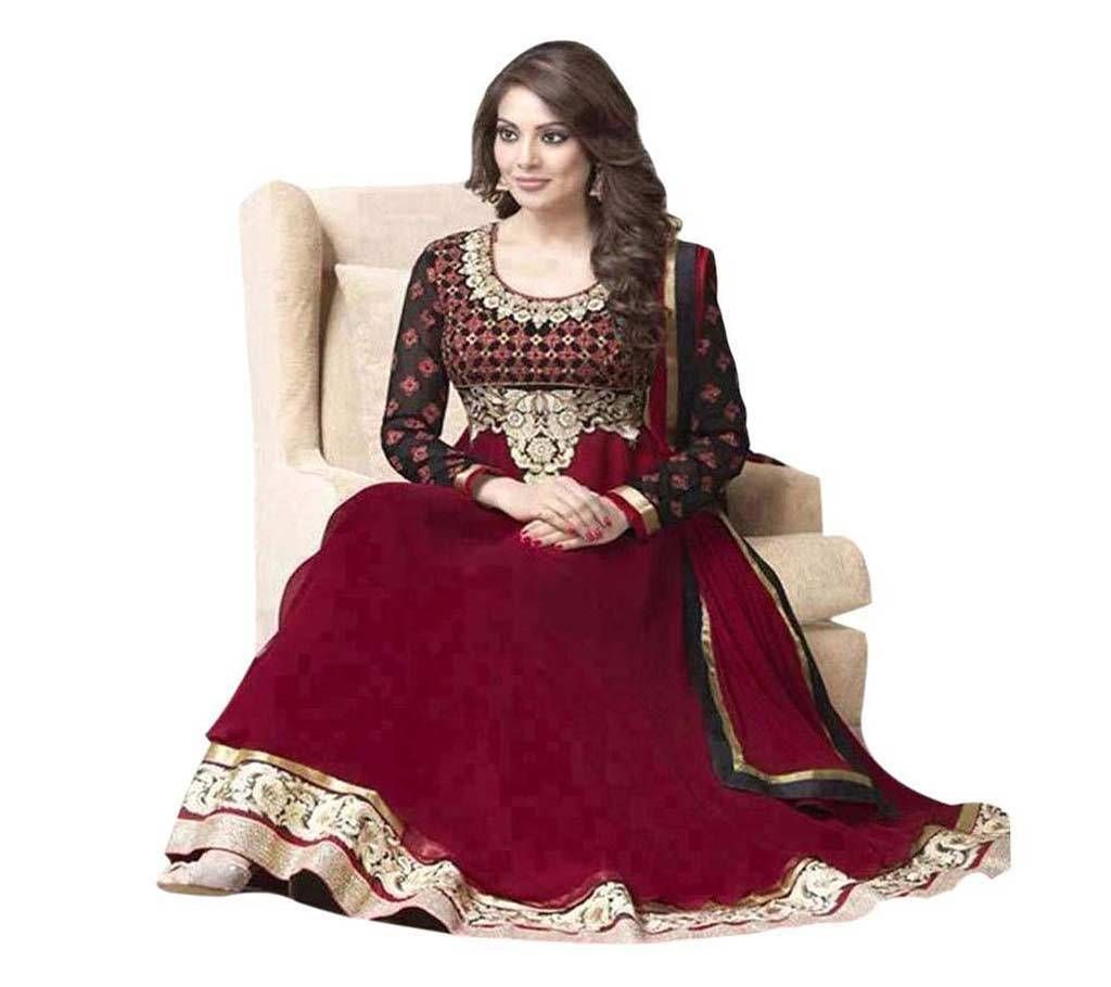 Indian Unstitched cotton replica three pitch