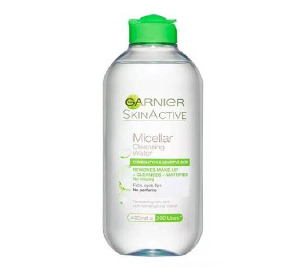Micellar Cleansing Water removes make-up